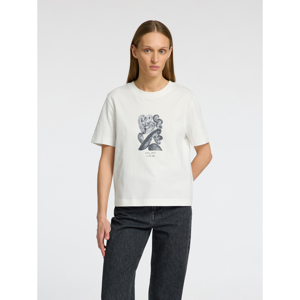 Selected Femme Essential Boxy Printed Ink Tee